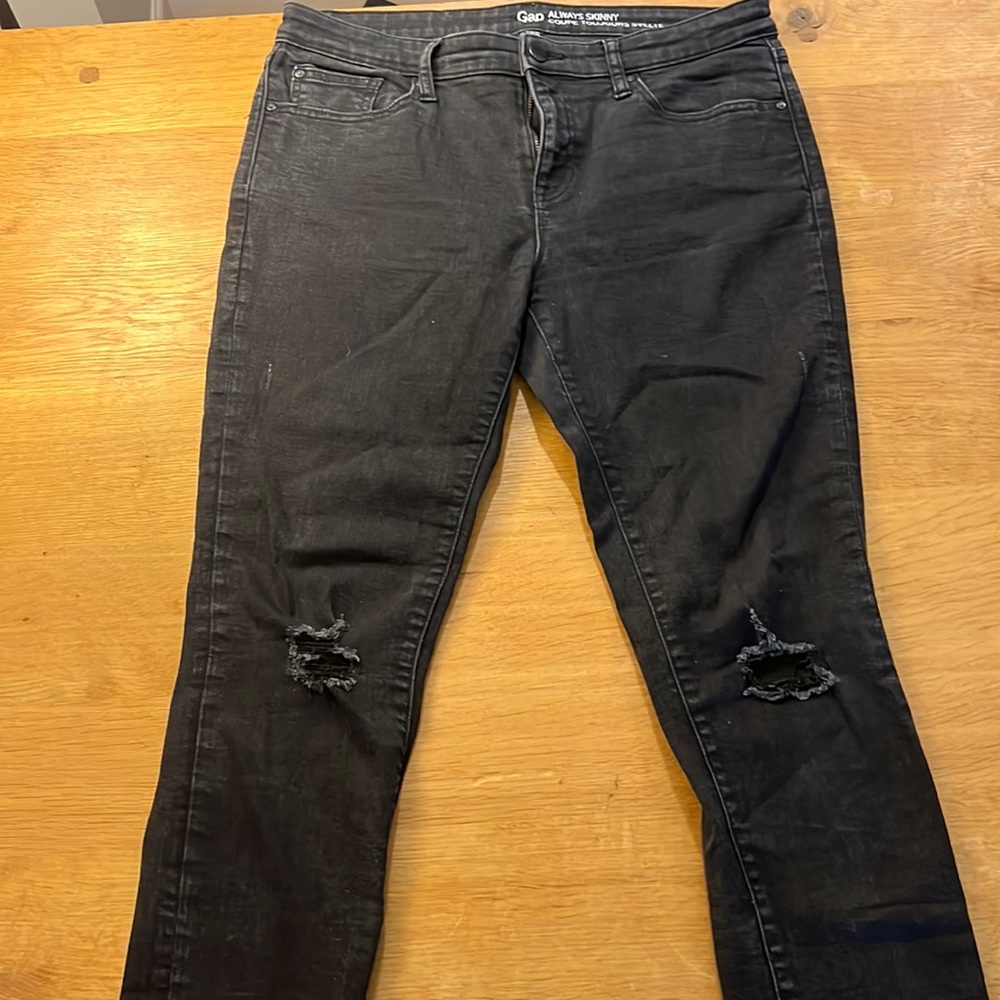 Women’s GAP black jeans size 10
